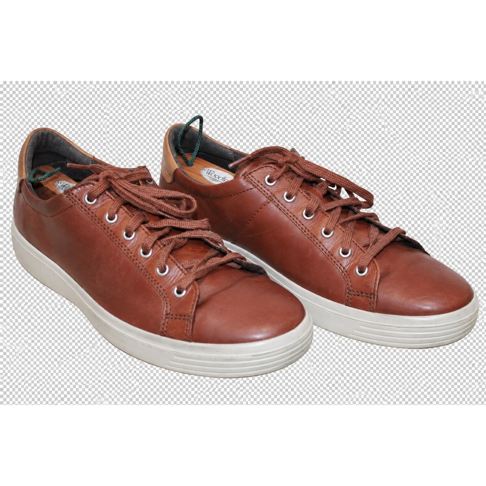 ECCO Soft 7 Leather Low Top Sneaker Mens 46/12-12.5 Brown